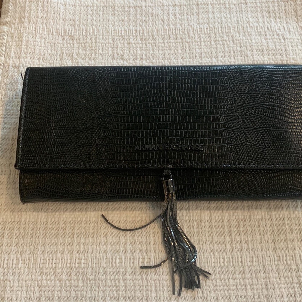 Armani Exchange shoulder detachable clutch or wallet brand new no tags Faux